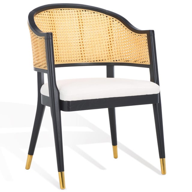2020s Rogue Rattan Dining Chair - Black / Natural For Sale - Image 5 of 7