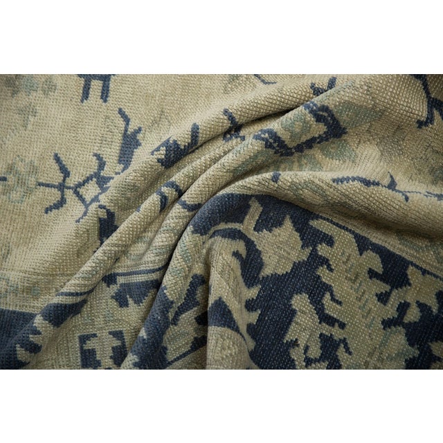 Vintage Distressed Oushak Carpet - 11' x 16'3" For Sale - Image 10 of 13