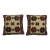Pair of Turkish Village Rug Pillows For Sale