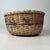 Traditional Hand-Woven Japanese Basket, 1950s. Dimensions: Height: 19 cm, diameter: 37 cm The combination of bamboo and...
