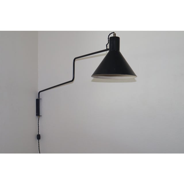 Wall Sconce by J. Hoogervorst for Anvia Almelo, Netherlands, 1950s For Sale - Image 13 of 16