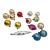 Mid Century Vintage Mercury Glass Ornaments - a Set of 15 For Sale