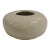 MCM Beige Round Glazed Art Pottery Vase #1 For Sale