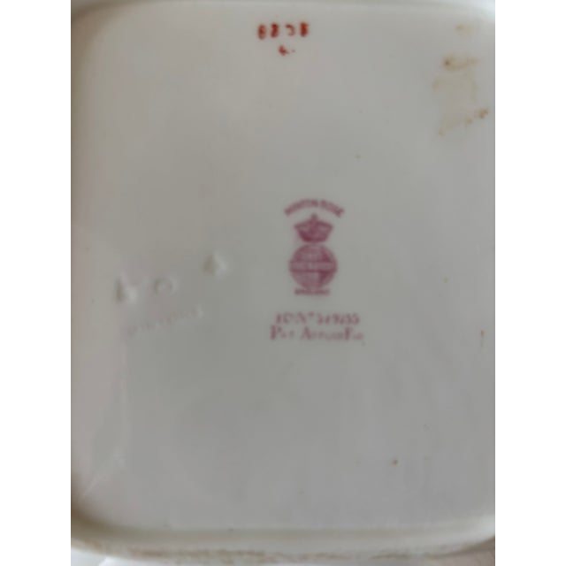 English Antique Minton Rose Ardmore Serving Plate ( Circa 1915) For Sale - Image 3 of 3
