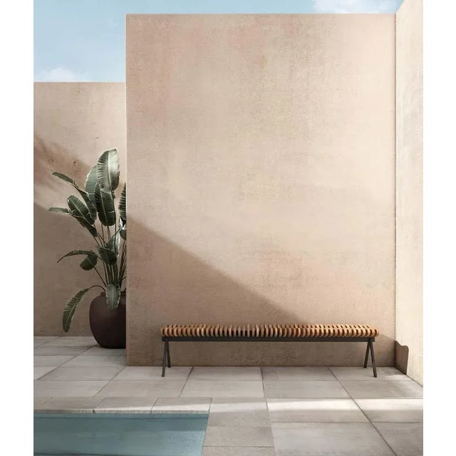 Not Yet Made - Made To Order Medium Natural Walnut Perlude Bench by Caroline Voet For Sale - Image 5 of 6