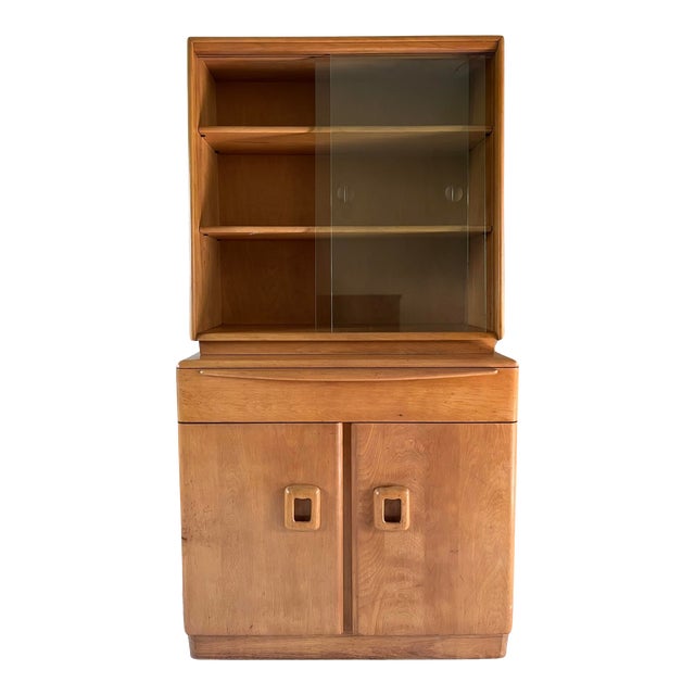 Mid 20th Century Mid Century Modern Heywood Wakefield Hutch China