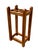 Early 20th Century Arts and Crafts Mission Stickley Style Oak Wood Umbrella Stand For Sale In Miami - Image 6 of 17