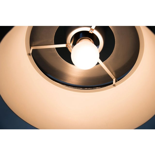 Silver Danish Aluminum Pendant Lamp, 1960s For Sale - Image 8 of 9