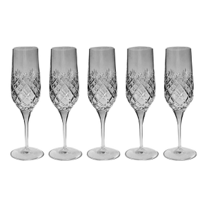 Royal Doulton Champagne Flutes Arden Pattern - Set of 5