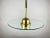 Modern Large German Suspended Glass Disk Ceiling Lamp, 1980s For Sale - Image 3 of 6