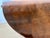 Brown Faux Gold Leaf & French Polished Demilune Console For Sale - Image 8 of 11