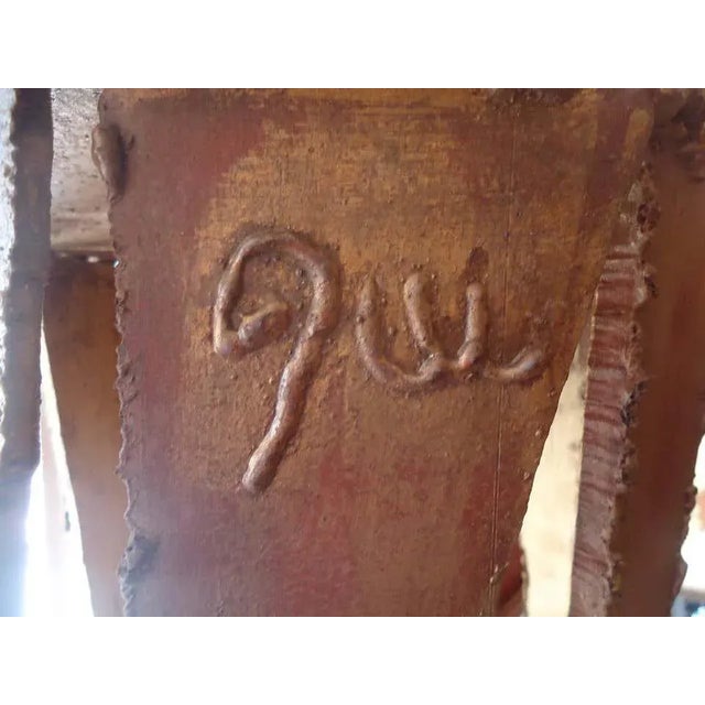 Fierce Brutalist Paul Evans Style Chandelier For Sale - Image 4 of 5