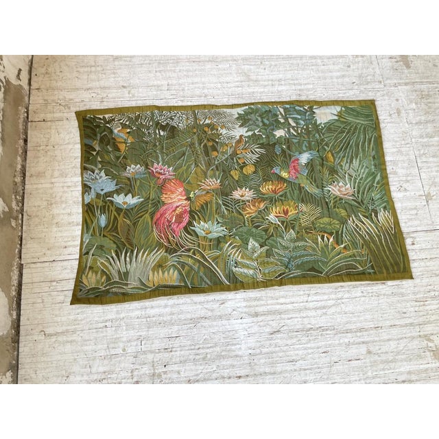 Tropical Forest Tapestry, 1960s For Sale - Image 3 of 18