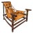 Mid-Century Modern 'Jangada' Lounge Chair in Solid Jacaranda Wood & Leather Attributed to Jean Gillon for Wood Art, Brazil, Circa 1960s For Sale
