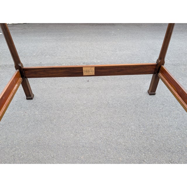Davis Cabinet Company Vintage Davis Cabinet Co. Mahogany 4 Poster Queen Size Bed For Sale - Image 4 of 11