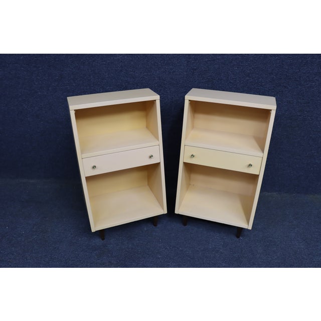 Merton Gershun Urban-Suburban Nightstands for American of Martinsville, Pair For Sale - Image 11 of 11