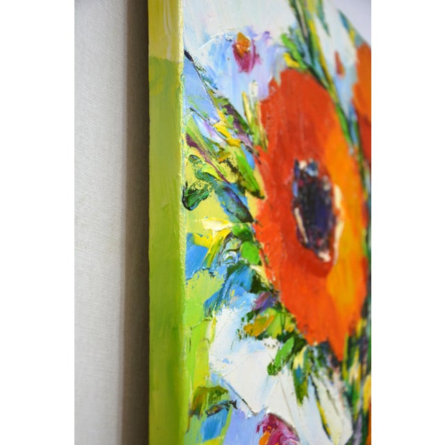 Anemones 20.Modern Original Painting. For Sale - Image 4 of 10
