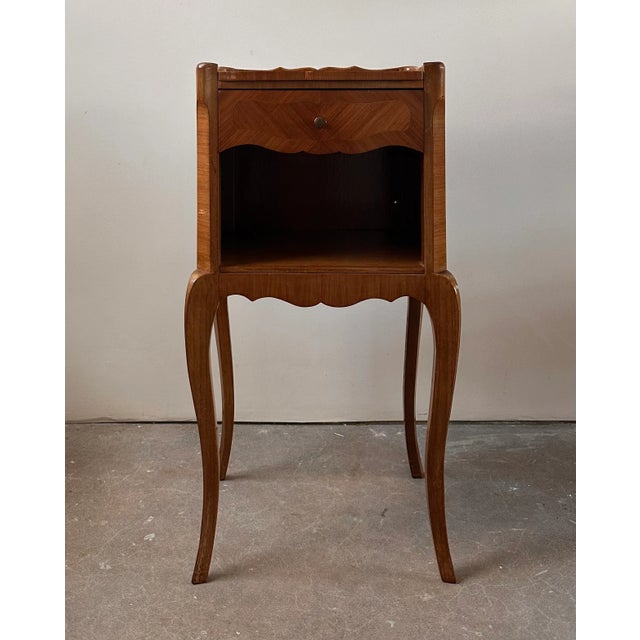 French 1960s Louis XV Style Nightstand For Sale - Image 3 of 9