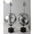 Armillary Steel Table Lamps - The Pair For Sale In Miami - Image 6 of 14