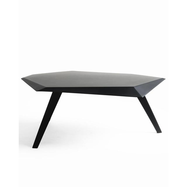 Stealth Coffee Table in Stainless Steel Sheet Metal by Orfeo Studio For Sale - Image 6 of 10