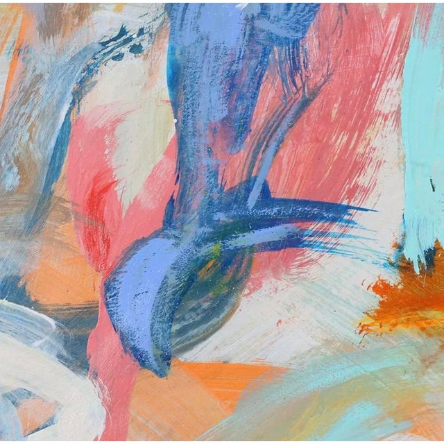 2000 - 2009 Vintage Abstract Expressionist Oil Painting Steven Jennis 25.5 X 33.5 For Sale - Image 5 of 10