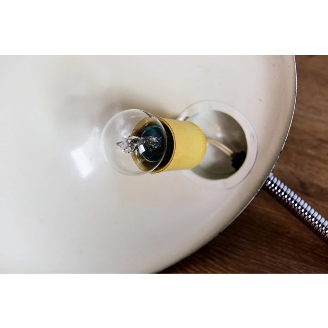 Forest Green German Desk Lamp, 1950s For Sale - Image 8 of 9