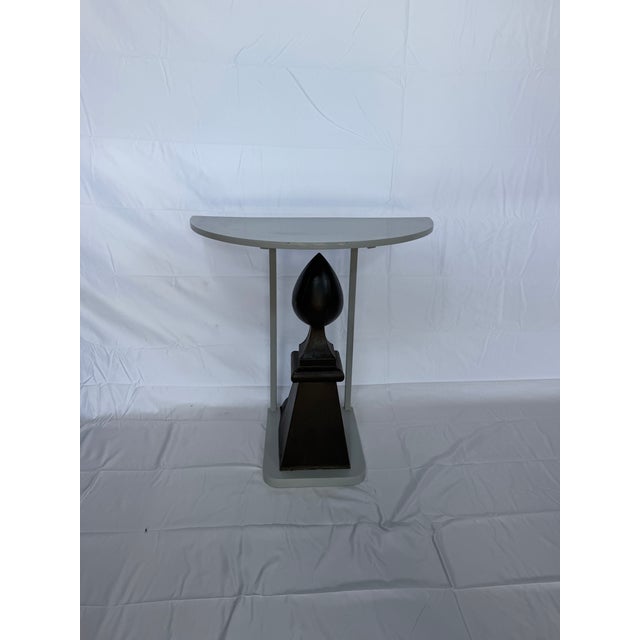 I love it because we search for found objects to repurpose them into beautiful furniture. Handmade custom metal table with...