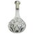 Metal Large Crystal Decanter in Faceted Silver Mount, 1930s For Sale - Image 7 of 11