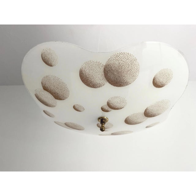 Modern Clover Moons Flush Light For Sale - Image 10 of 18