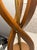 1960s Sculptural Hardwod & Brass Flower-Form Table Lamp For Sale - Image 10 of 10
