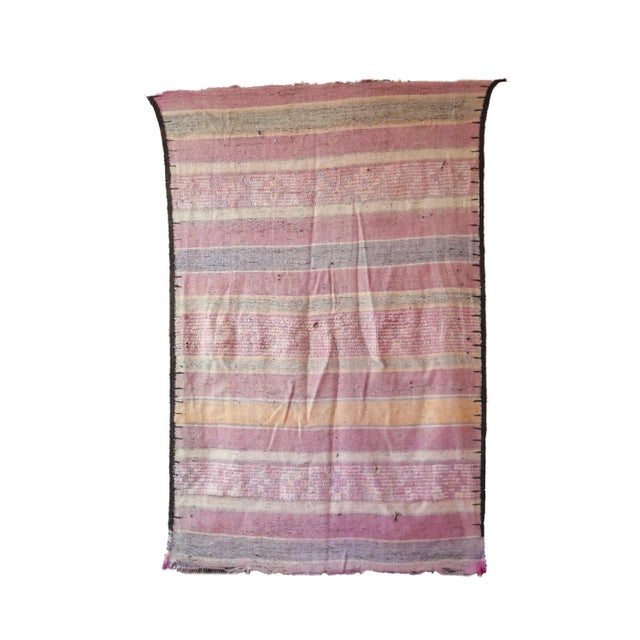 Textile Moroccan Vintage Rug - 5'0" X 7'10" Ft For Sale - Image 7 of 7