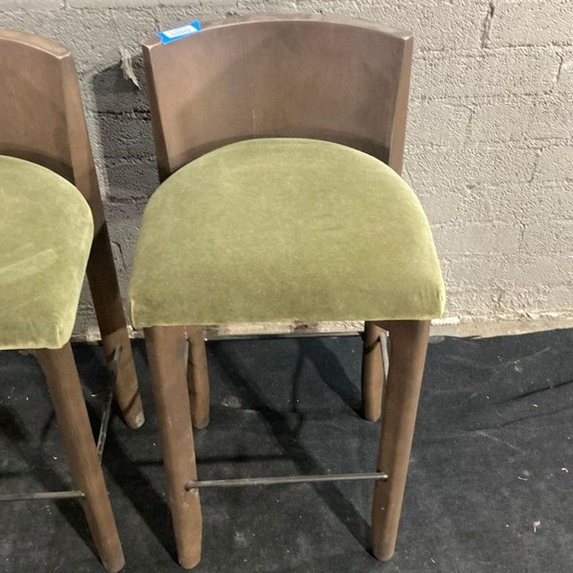 Set of Three Maiden Home Delancey Bar & Counter Stools For Sale - Image 11 of 16
