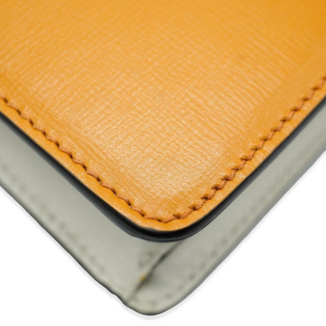 Yellow Beige Navy Tricolour Leather Mini Dionysus For Sale - Image 9 of 9