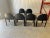 Set of 6 Gae Aulenti for Knoll International 'Orsay' Dining Chairs 1984, Signed For Sale - Image 9 of 17