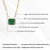 18.82ct Octagon Emerald & Diamond Halo Pendant Necklace With Paperclip Chain For Sale - Image 11 of 16