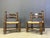 Wood Brutalist Children's Chairs attributed to Charles Dudouyt, 1960s, Set of 2 For Sale - Image 7 of 8