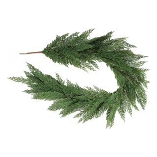 ClassicGreen Pine Garland 5.5'L For Sale