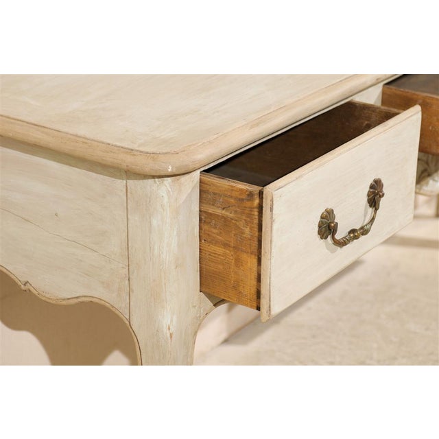 Beige A French Louis XV Inspired Console Table For Sale - Image 8 of 9