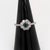 Flower Power Natural Color Changing Alexandrite Ring in Solid 14k Gold, 4.5mm, Size 6.75 For Sale In Columbus - Image 6 of 12