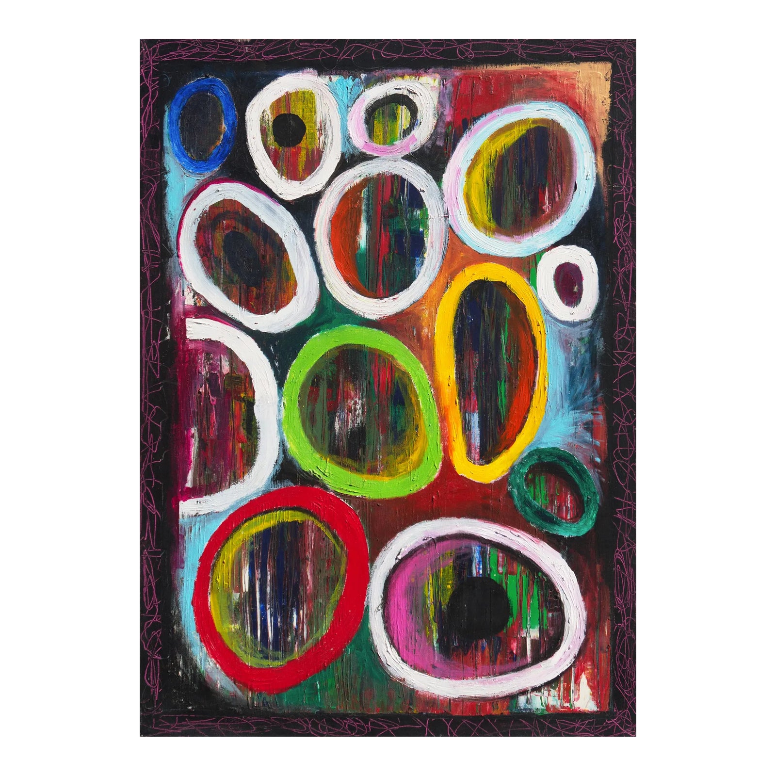 'Biomorphic Ring Abstract', Mid-Century American Abstract Expressionist ...