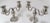 Fine Quality Pair of Antique Hand Made 800 Grade Continental Coin Silver Candelabras For Sale In Boston - Image 6 of 13