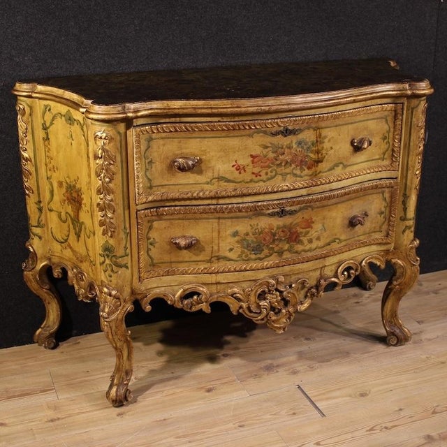 Venetian Baroque Style Commode, 1950 For Sale - Image 13 of 13