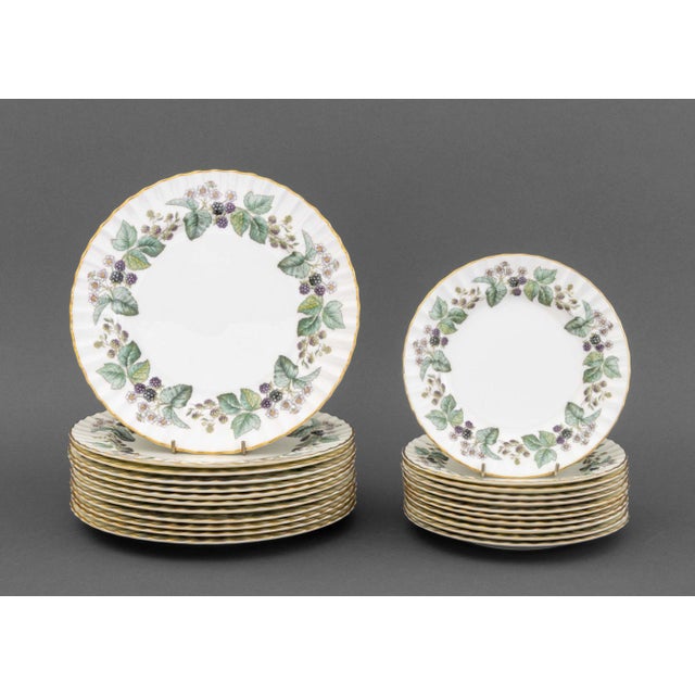 Royal Worcester "Lavinia" Pattern Partial Dinner Service, each marked "Royal Worcester / Fine Bone China / England /...