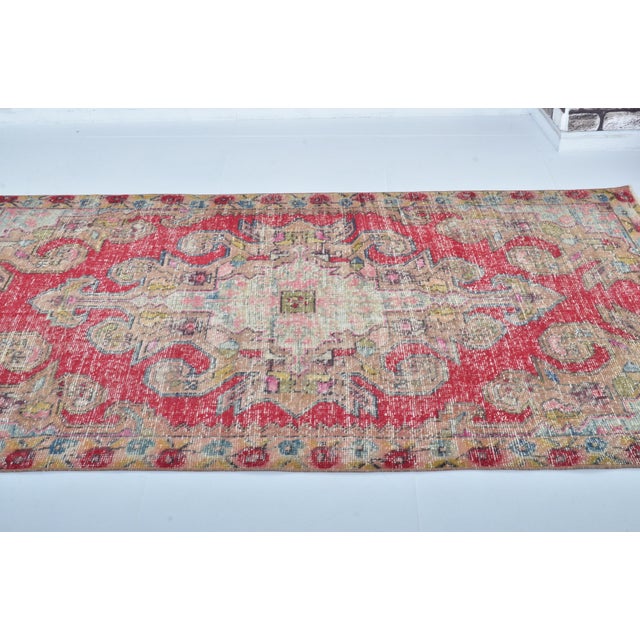 1950s Floral Oushak Carpet For Sale In Phoenix - Image 6 of 8