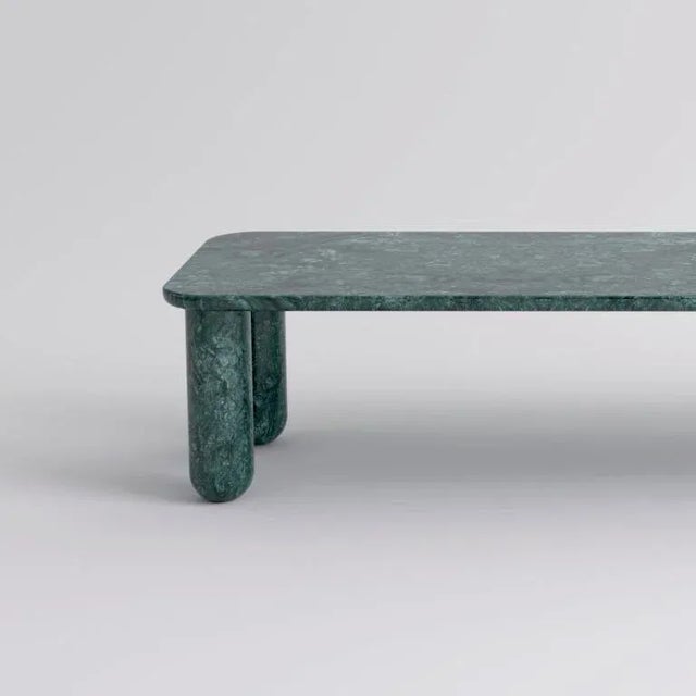 Contemporary Large Green Marble Sunday Coffee Table by Jean-Baptiste Souletie For Sale - Image 3 of 8