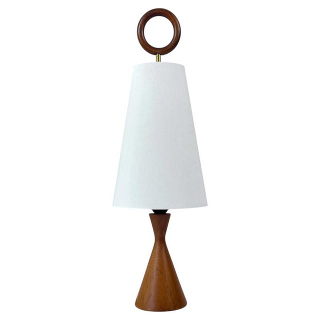 Mid-Century Teak Table Lamp, Sweden, 1960s For Sale - Image 14 of 14