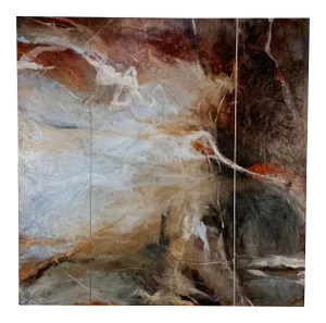 Postmodern Atmospheric Abstract Painting by Judith Solomon