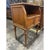 Mid 20th Century Antique French Nightstand With Marble Top & Brass Gallery For Sale - Image 5 of 8