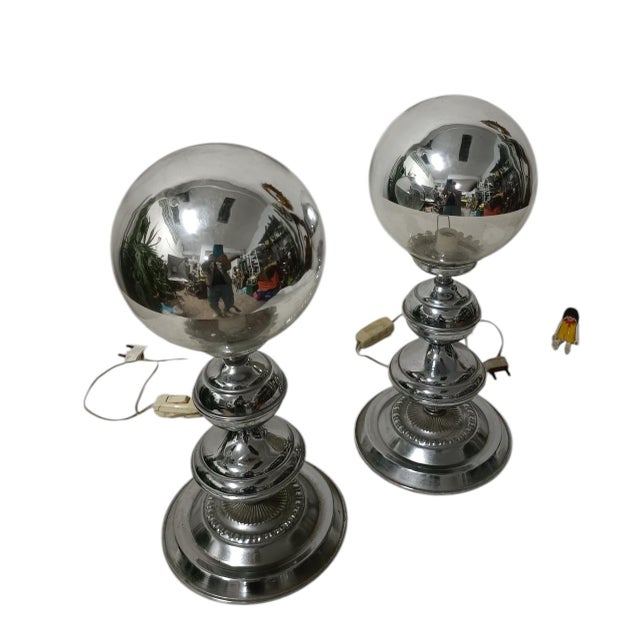 Space Age Lamps, 1950s, Set of 2 For Sale - Image 4 of 6