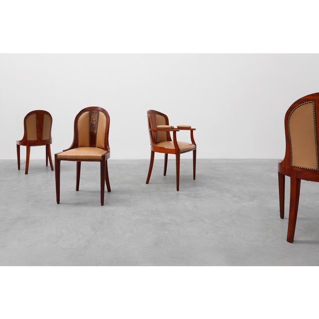 Art Deco Chairs from De Coene, Belgium, 1935, Set of 10 For Sale - Image 9 of 18